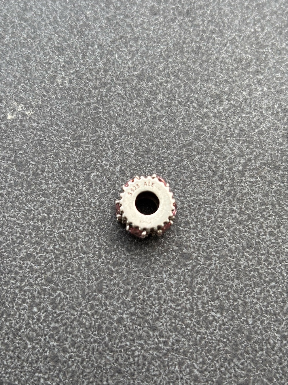 Pandora Silver-Tone Brooch with Pink Crystals - Picture 2 of 2